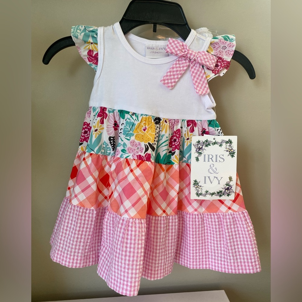 Iris & Ivy infant dress new size 12 months
